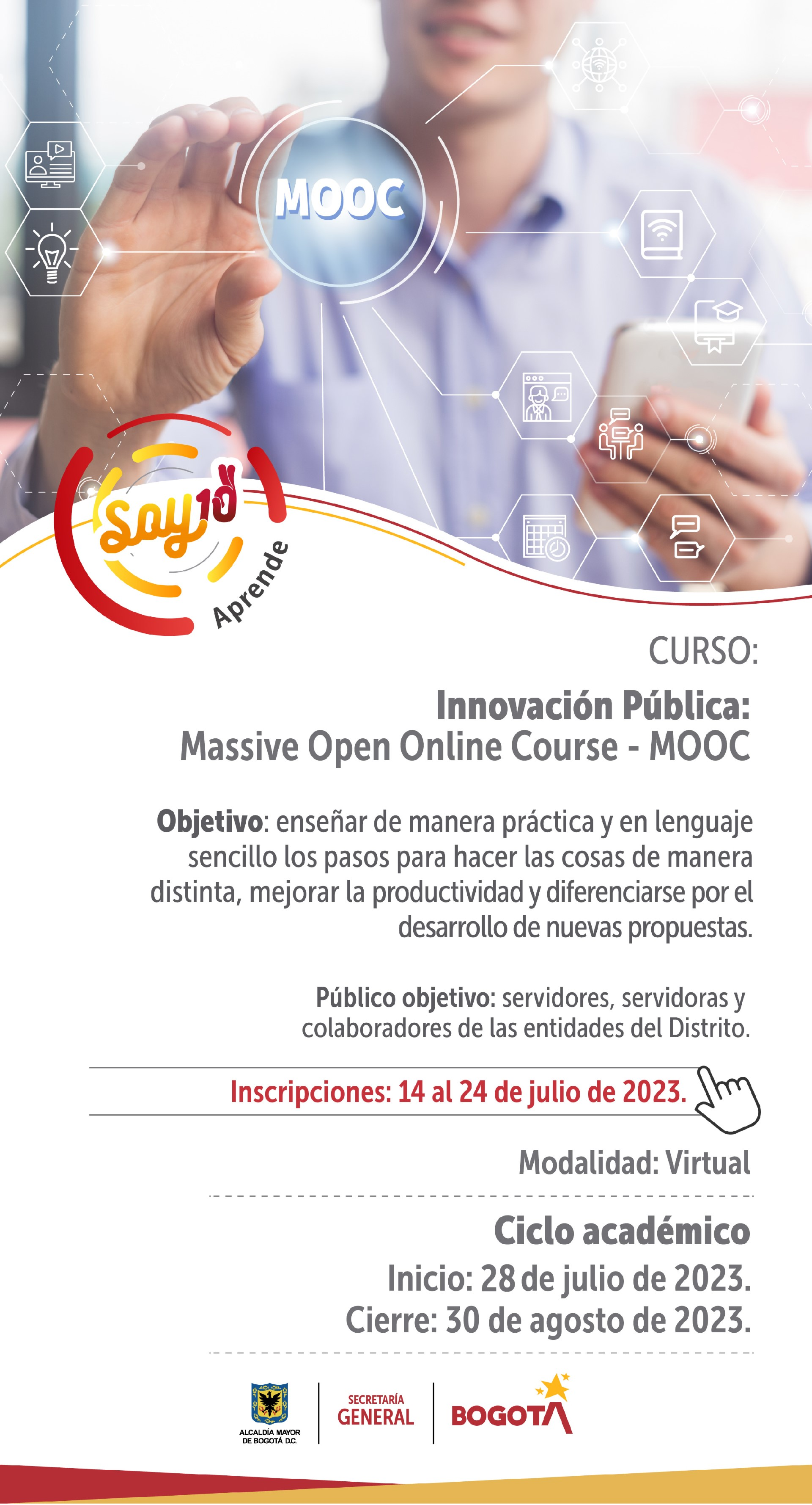 Participa en el curso de innovación pública MOOC y aprende a ser más productivo