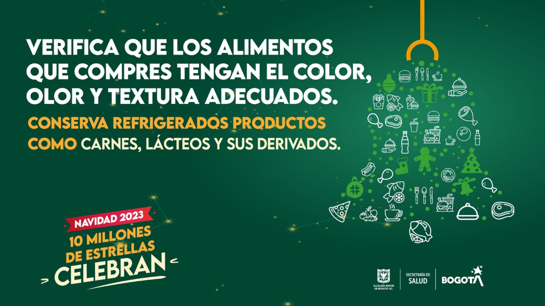 Llega el fin de año y debemos tener cuidado con el consumo de alimentos.