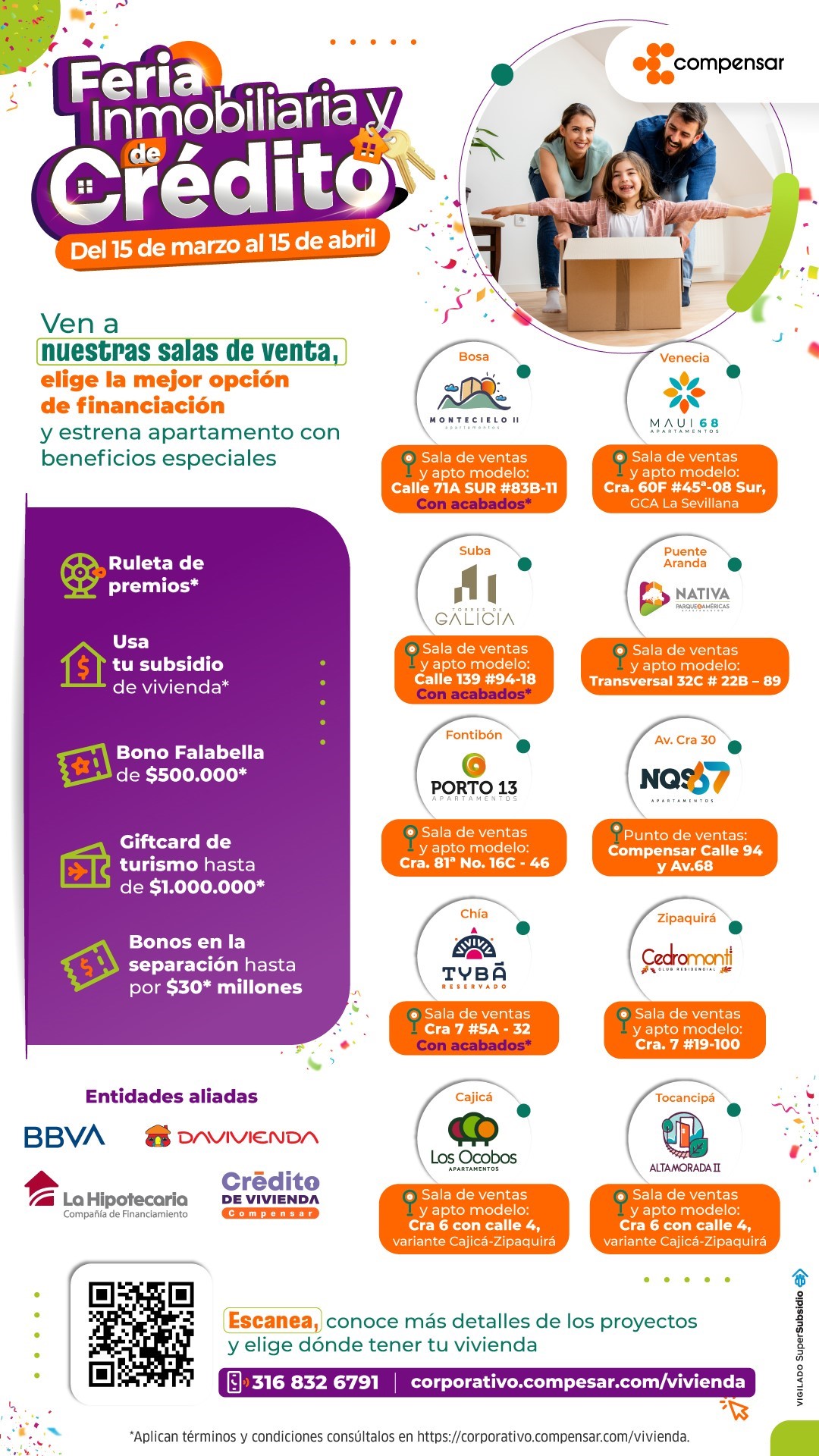 Feria inmobiliaria Compensar