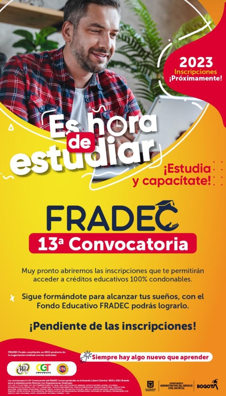 Próximamente se abrirá la 13ª convocatoria del Fondo Educativo FRADEC 