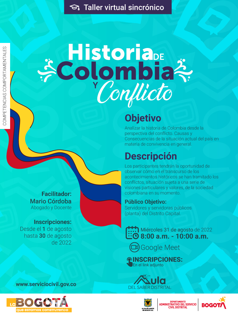 Pieza gráfica interna. Historia_colombia_conflicto