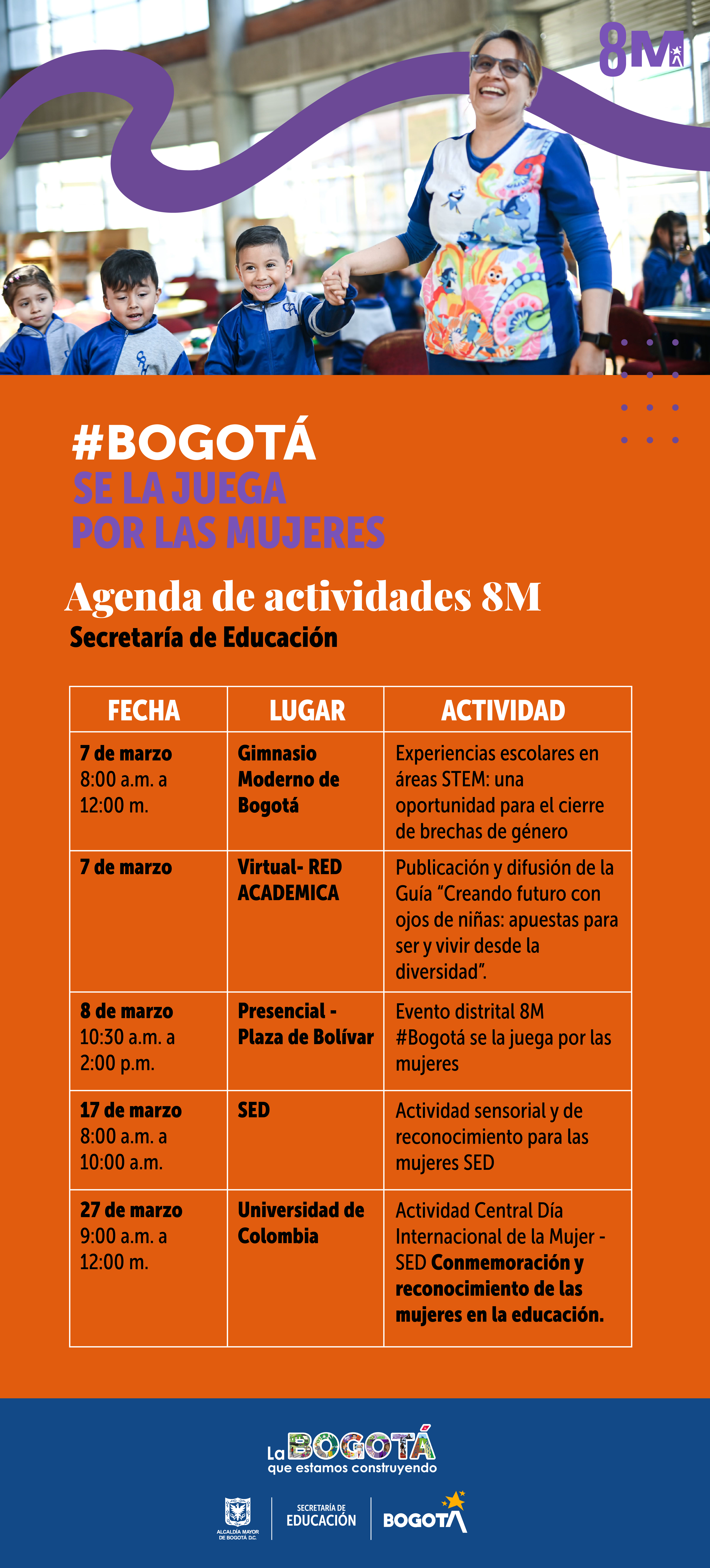 Conmemoración día de la mujer