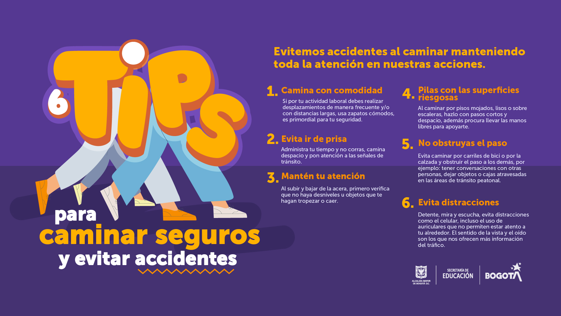 tips caminar