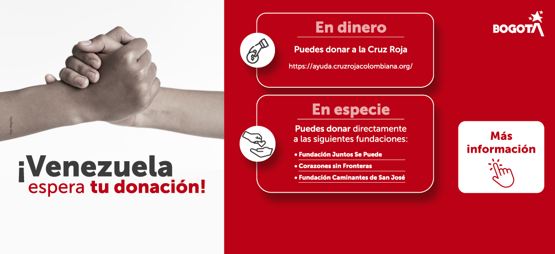 ¡Venezuela espera tu donación!