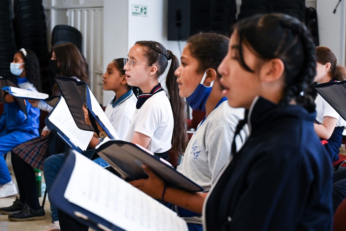 Así se prepara el concierto de los 10 años del coro 'Canta, Bogotá Canta'