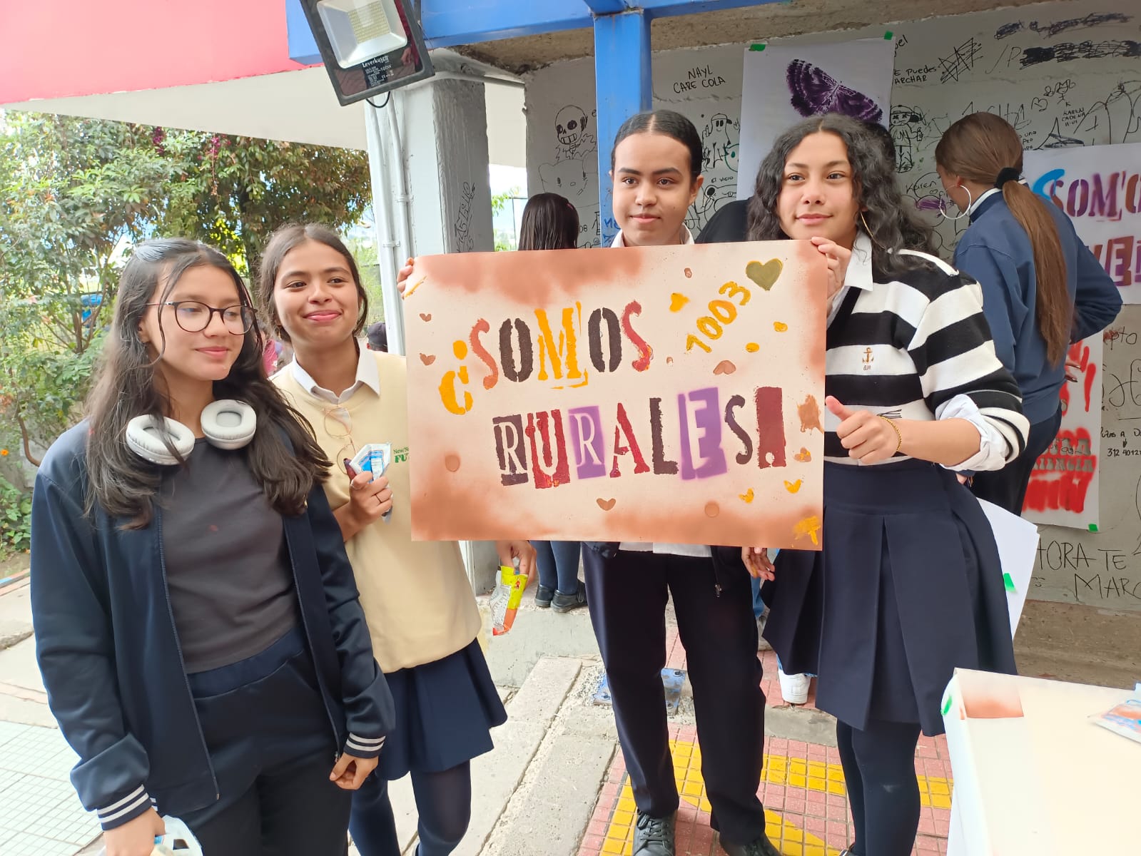 Con arte, estudiantes de colegios rurales aportan a la construcción de su hoja de ruta pedagógica