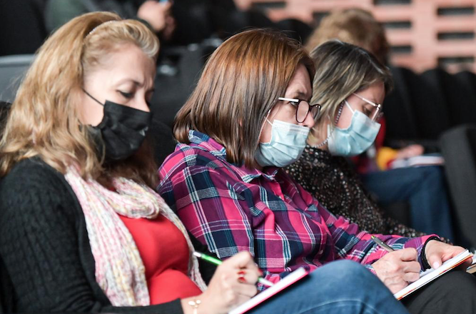 Violencia sexual. Charlas docentes en auditorio
