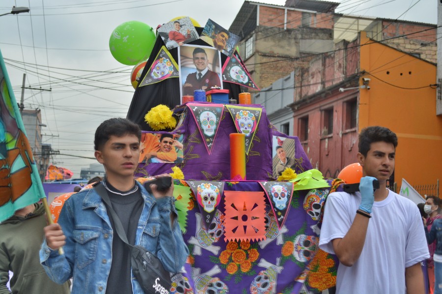 Colegio Ricaurte marcha Dilan Cruz 