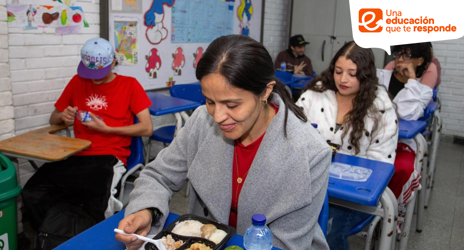 Estudiantes de colegio distrital Nocturno