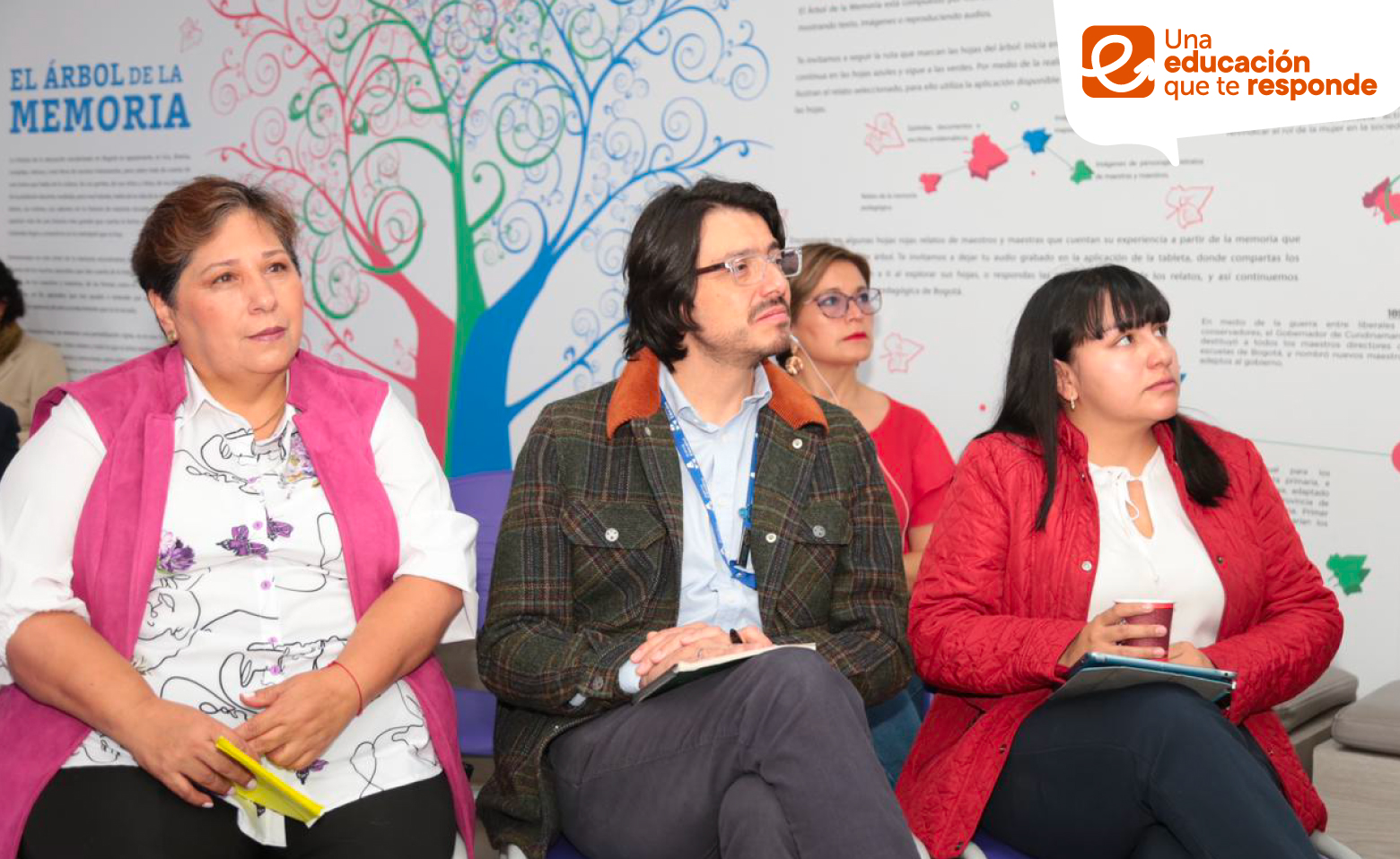 Profesores del distrito en charla