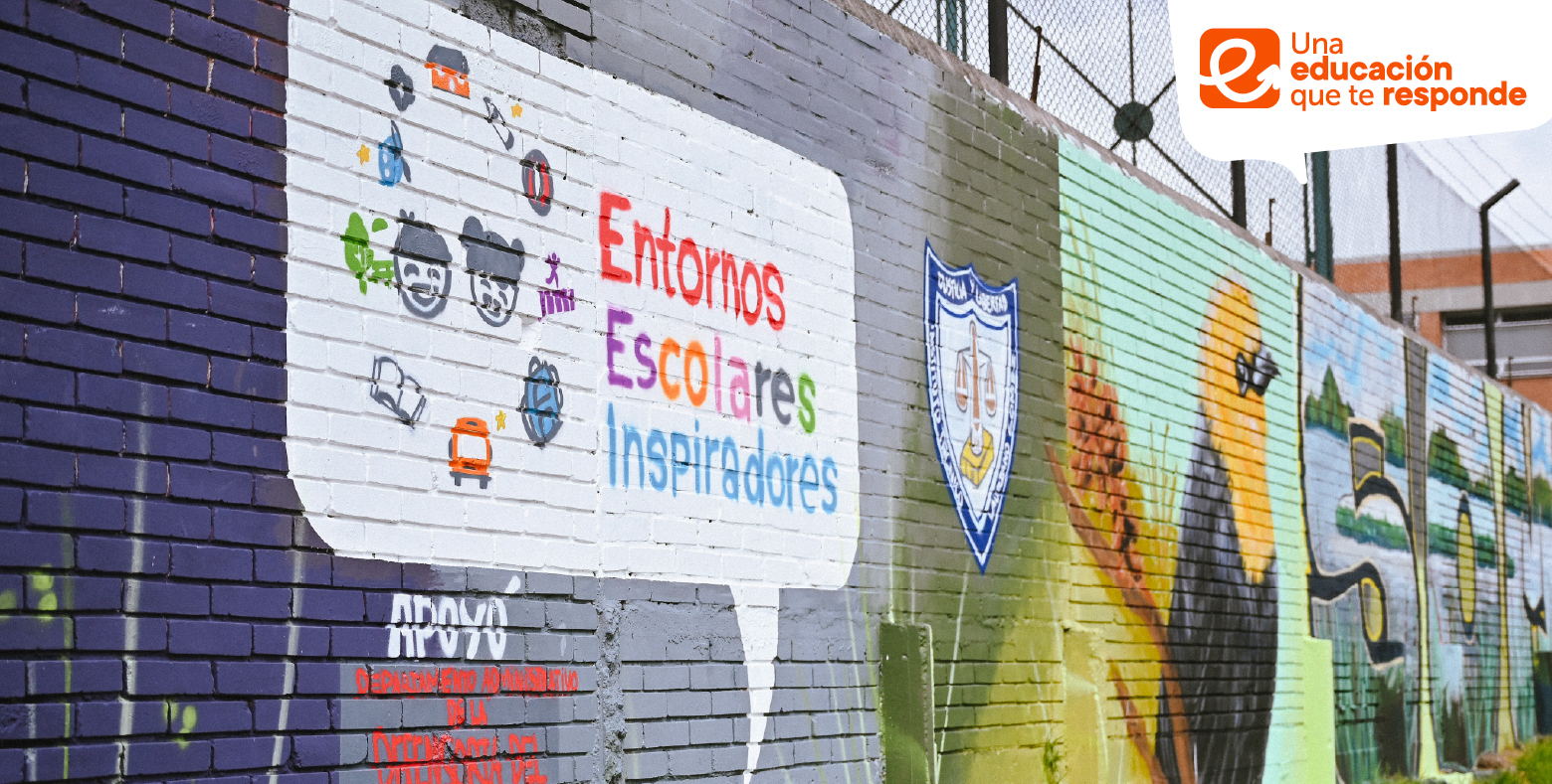 Logo entornos escolares inspiradores