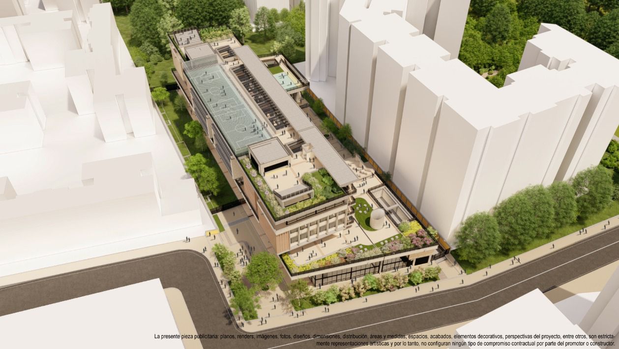 Colegio que se construirá en el predio ‘La Paz’ de Kennedy se ganó un pre-reconocimiento por sus características medio ambientales