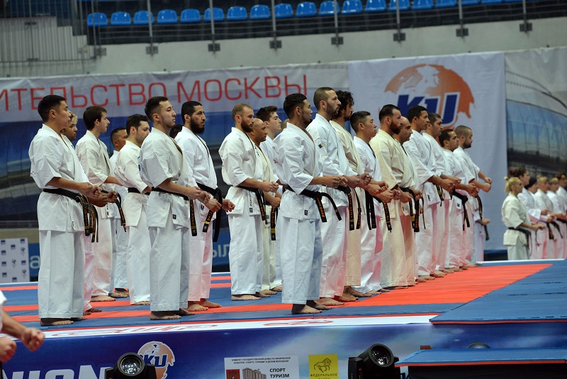 Los participantes del VI copa del Mundo del Karate Kyokushin