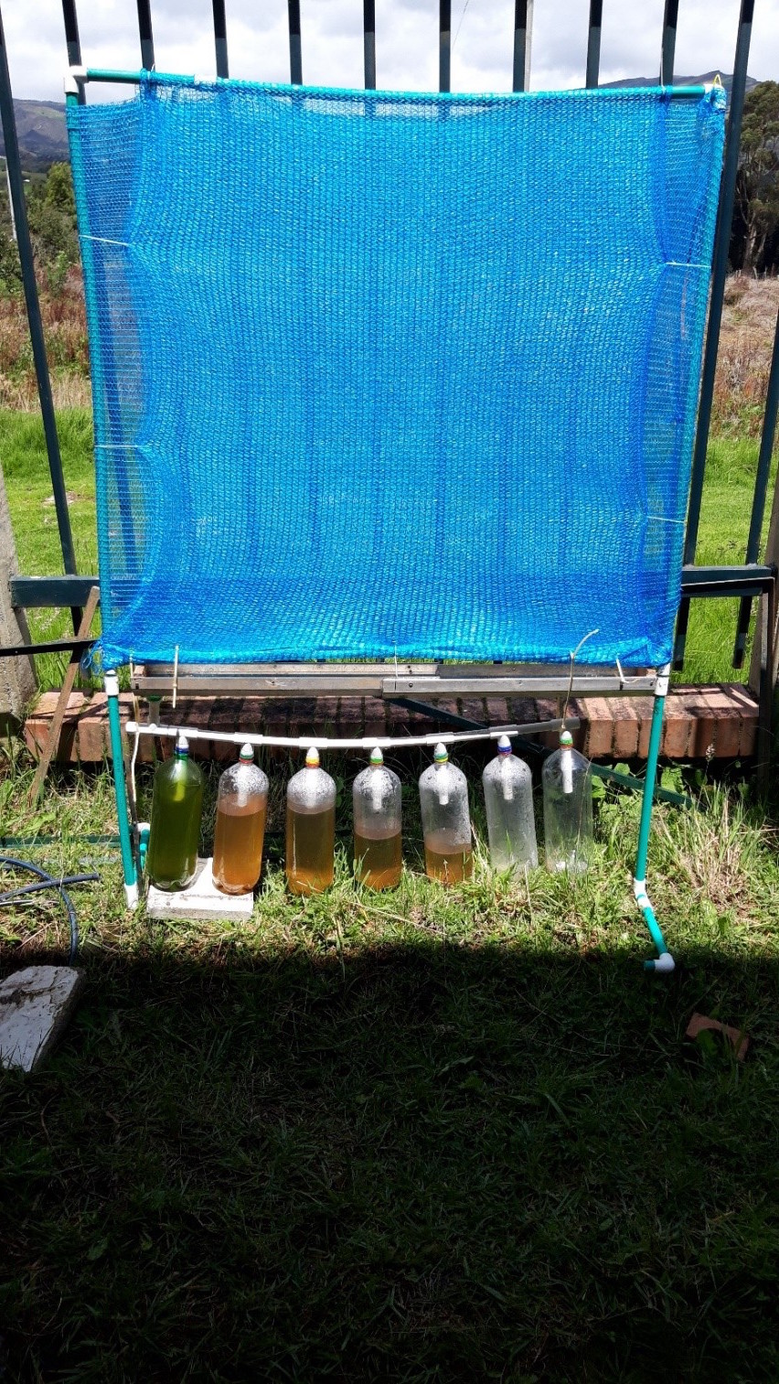 atrapa nieblas hecho por estudiantes bogotanos